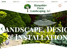 Tablet Screenshot of hampshirefarmlandscaping.net